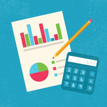 Una calculadora y un papel que muestran gráficos, lo que ayuda en los cálculos matemáticos y el análisis de datos.