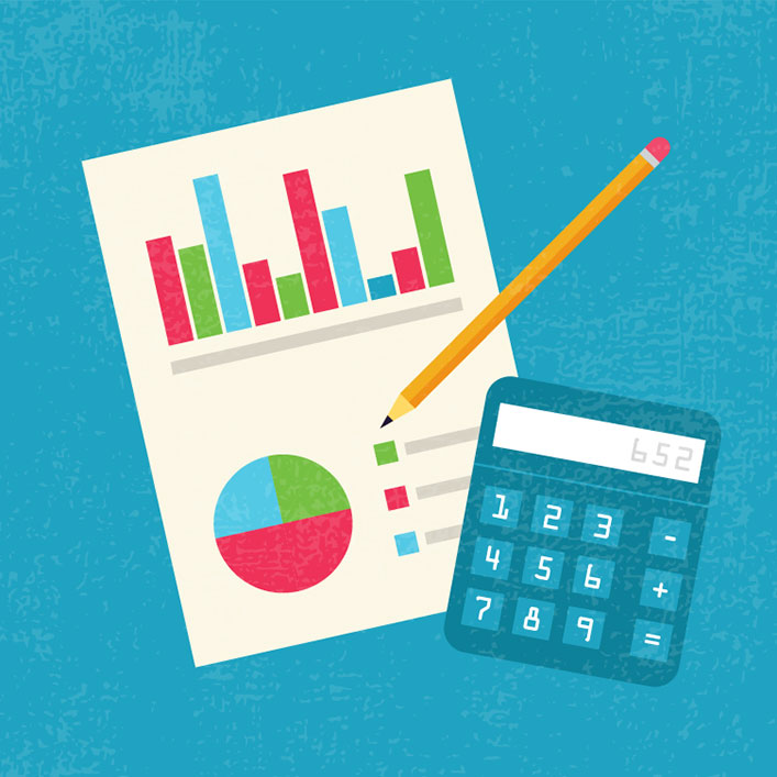 Una calculadora y un papel que muestran gráficos, lo que ayuda en los cálculos matemáticos y el análisis de datos.