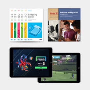 El paquete de fútbol financiero: una tableta, una tableta y un libro: todo lo que necesita para un plan de juego financiero ganador.